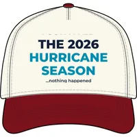 Frame Two-Tone Cap — Natural / Cardinal · One size