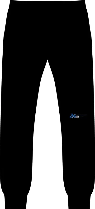 Unisex Fleece Joggers in Black