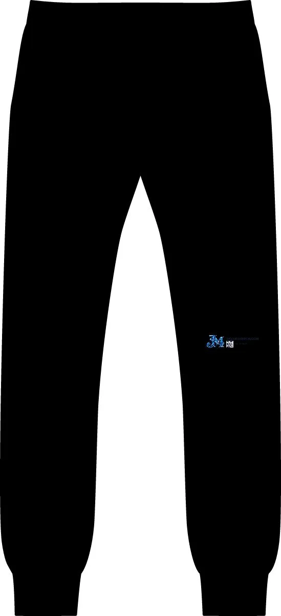 Unisex Fleece Joggers in Black