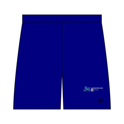 Men's Relaxed Fit Polyester Trousers in Navy