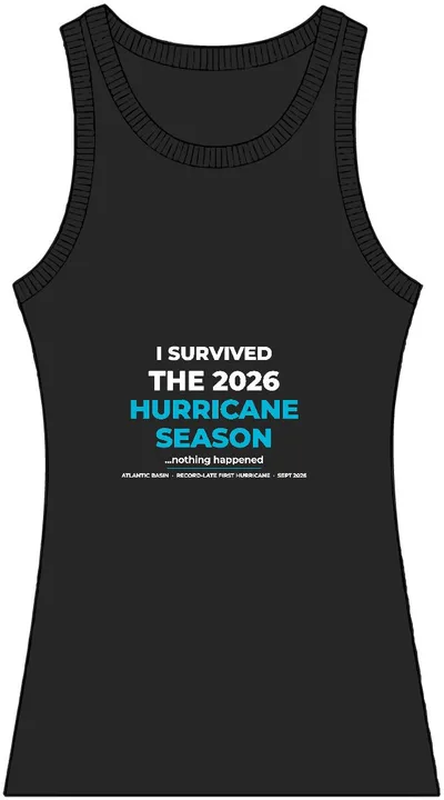 Womens Ribbed Tank in Black