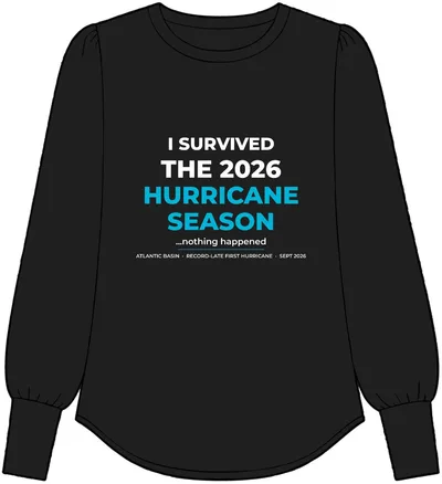 Women's Stretch Jersey Long Sleeve Blouson Top in Deep Black
