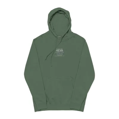 Unisex Pigment-Dyed Hoodie in Pigment Alpine Green