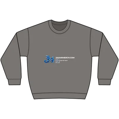 Women's Relax Faded Crew in Faded Grey