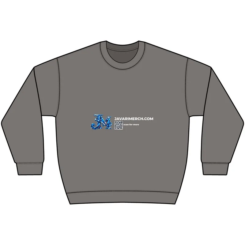 Women's Relax Faded Crew in Faded Grey