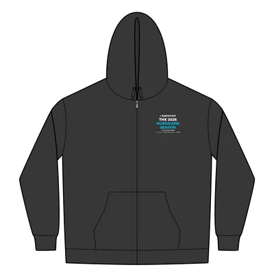 Chore Fleece Full-Zip Hoodie in Charcoal Heather