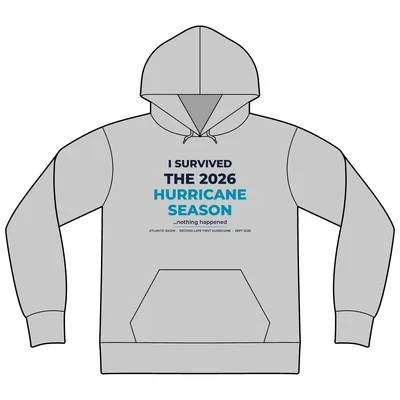 Unisex Malibu Hoodie Sweatshirt in Heather Grey