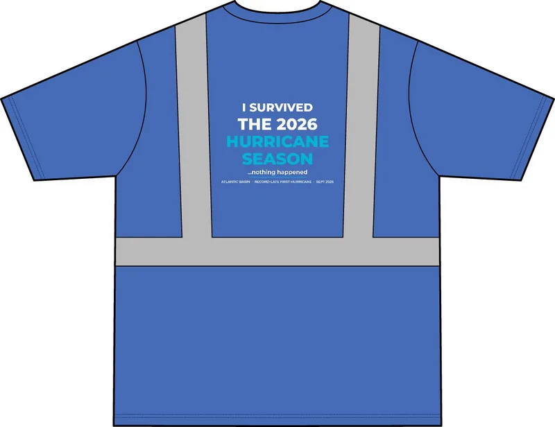 Enhanced Visibility Segmented Tape Tee in Royal