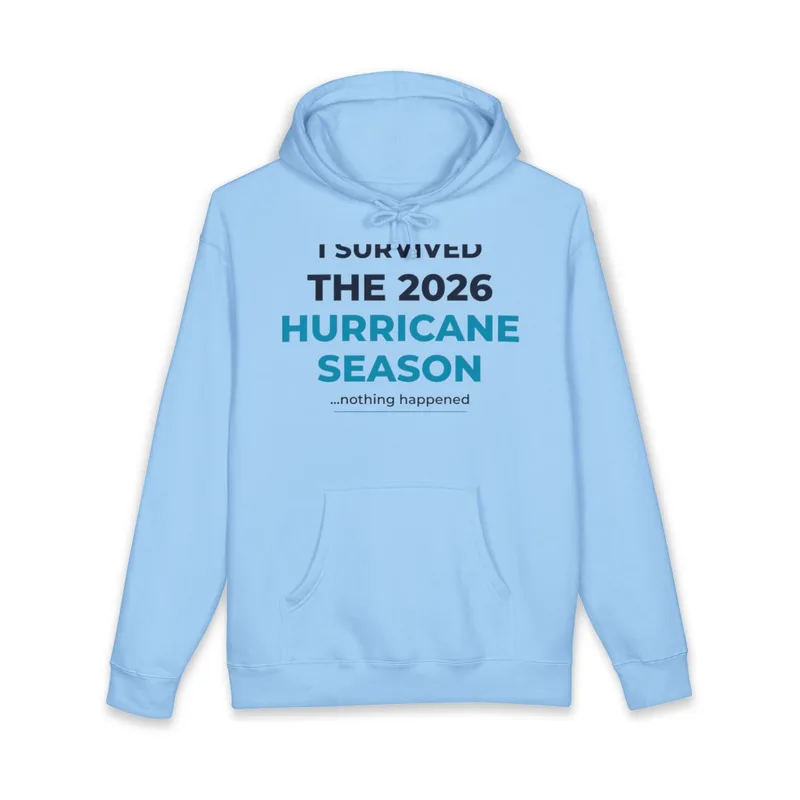 Unisex Heavyweight Hooded Sweatshirt in Blue Aqua