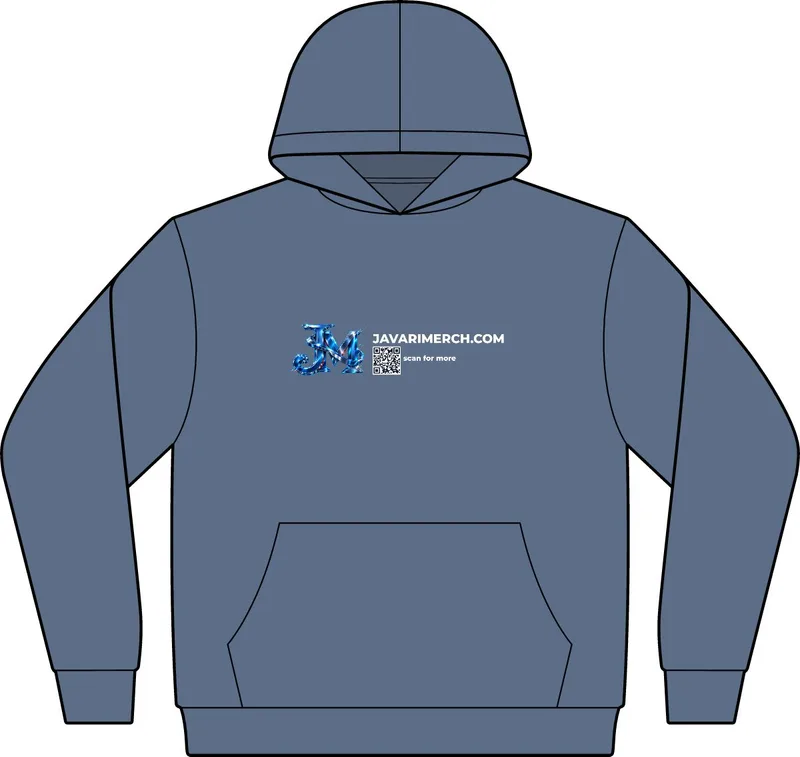 Unisex Boulevard Heavyweight Hooded Sweatshirt in Storm Blue