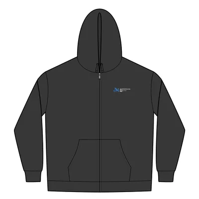 Chore Fleece Full-Zip Hoodie in Charcoal Heather