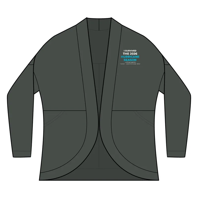 Women's Stretch Open-Front Cardigan in Anchor Grey