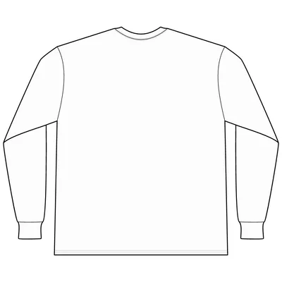 Tall Long Sleeve Essential Pocket Tee in White
