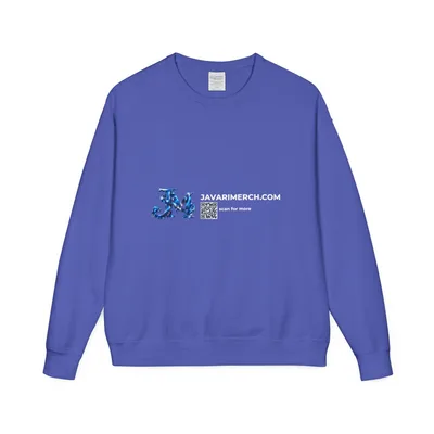 Unisex ComfortWash® Garment Dyed Crewneck Sweatshirt in Deep Forte Blue