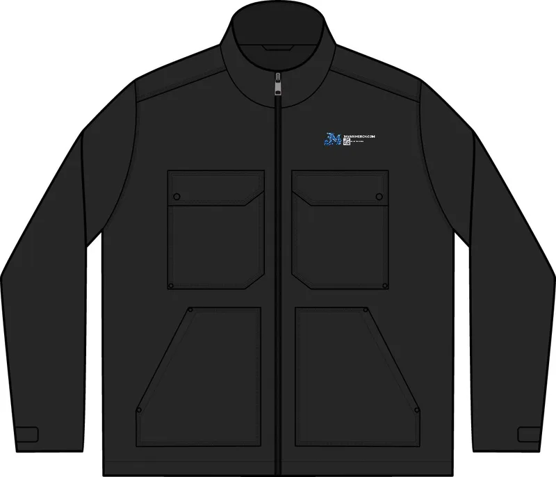 Insulated Workwear Soft Shell in Black