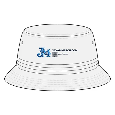 The Oxford Performance Bucket Hat in White/ Maroon
