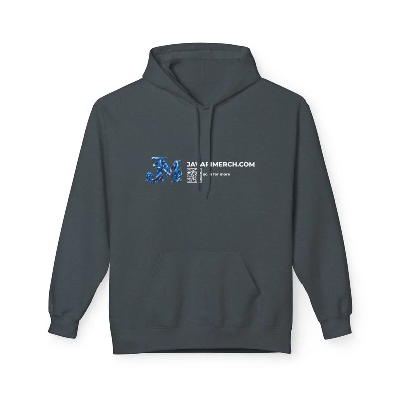 Unisex Midweight Softstyle Fleece Hoodie in Dark Heather