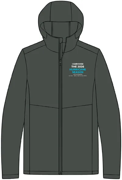 Waterproof Rain Shell in Anchor Grey