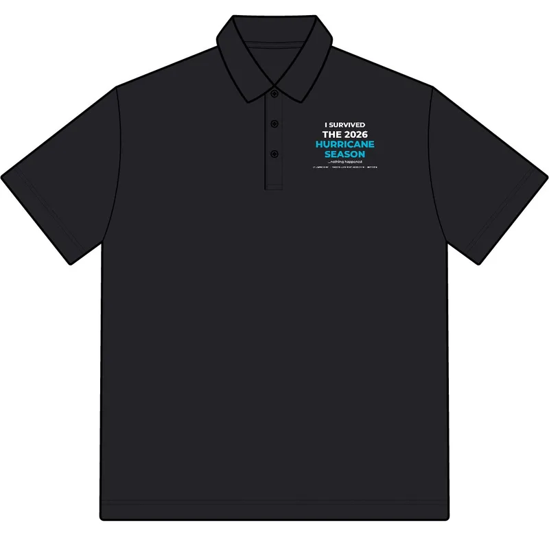 Men's Geo Polo in Black/ Graphite