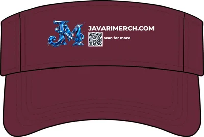 Bio-Washed Visor in Maroon
