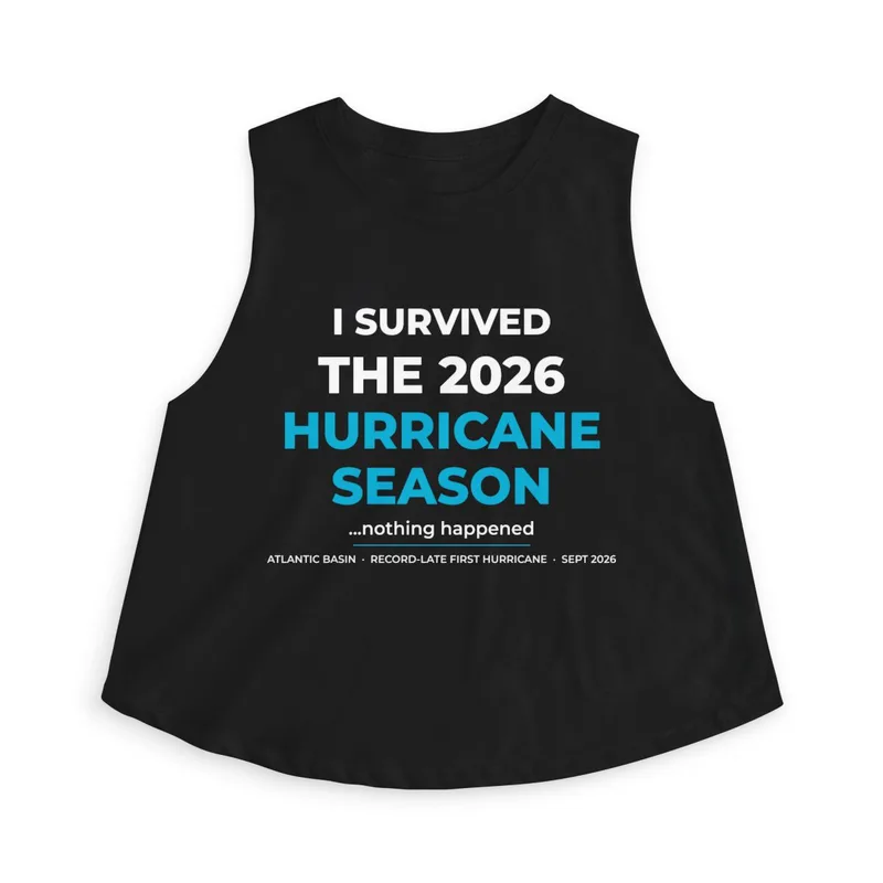 Women's Crop Top in Solid Black Blend