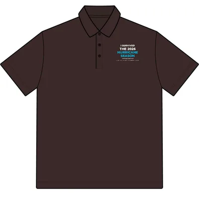 Tall Side Blocked Micropique Sport-Wick Polo in Black/ True Red