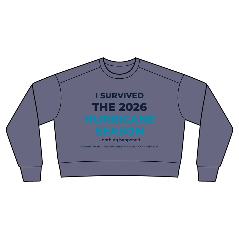 Women's Garment-Dyed Mid-Length Crewneck Sweatshirt in Dusk