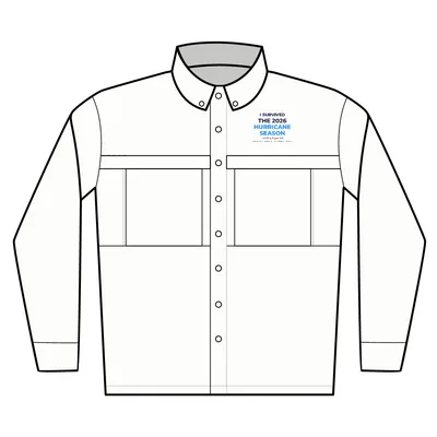 Port Authority® Men's Long Sleeve UV Daybreak Shirt (Embroidery) in White