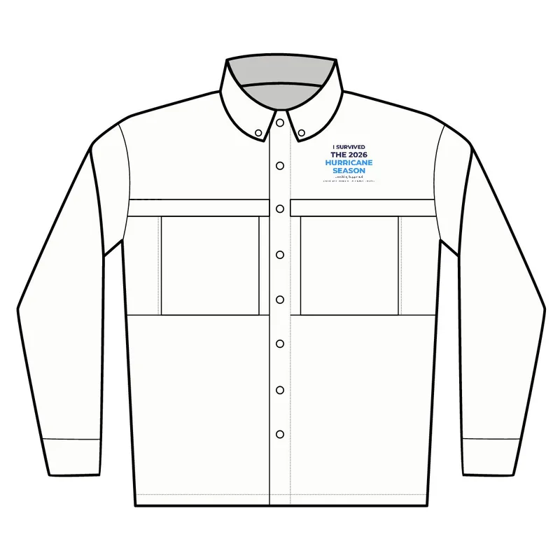 Port Authority® Men's Long Sleeve UV Daybreak Shirt (Embroidery) in White