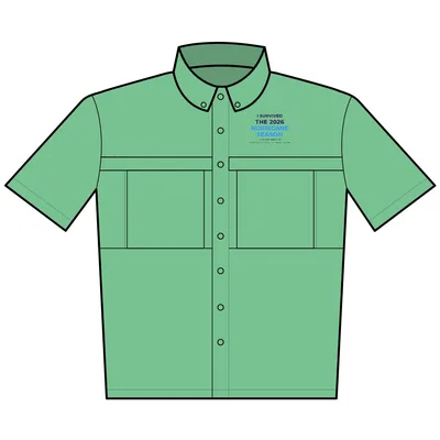 Port Authority® Unisex Short Sleeve UV Daybreak Shirt (Embroidery) in Bright Seafoam