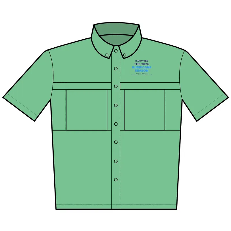 Port Authority® Unisex Short Sleeve UV Daybreak Shirt (Embroidery) in Bright Seafoam