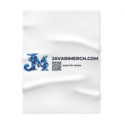 Soft Fleece Baby Blanket in White