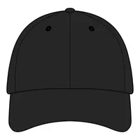 Relaxed Twill Dad Hat — Black · One size