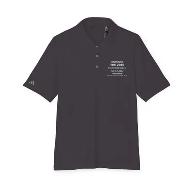 adidas Unisex Performance Polo in Black