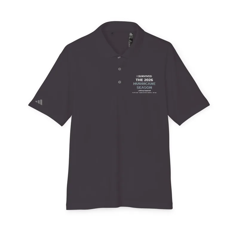 adidas Unisex Performance Polo in Black