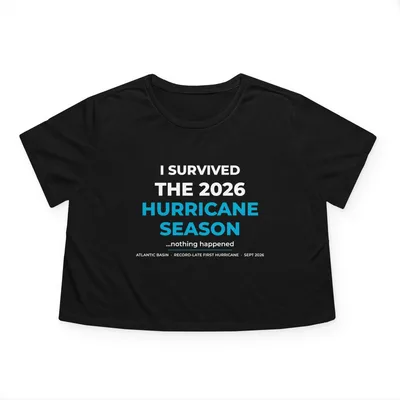 Women's Flowy Cropped Tee in Black