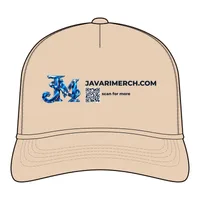 Women's Five-Panel Rope Cap — Vanilla/ Longhorn · One size