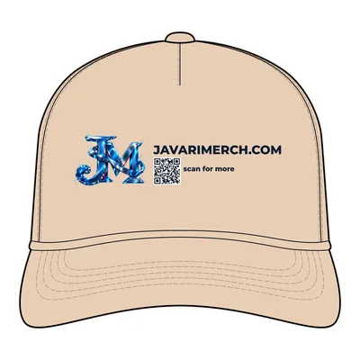 Women's Five-Panel Rope Cap in Vanilla/ Longhorn
