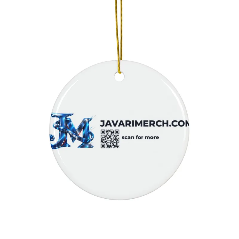 Ceramic Ornaments, 2-Side Print, (1pc, 3pcs, 5pcs, 10pcs)