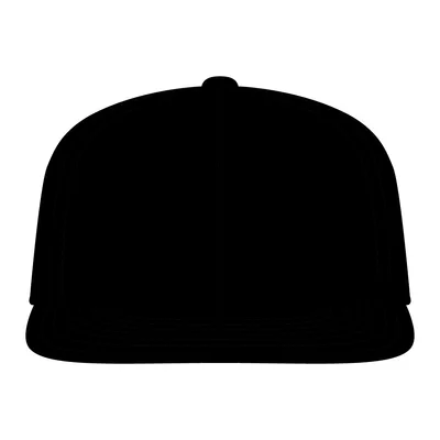 Flat Bill Cap in Black