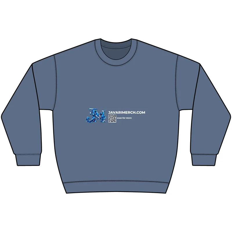 Unisex Heavyweight Crewneck Sweatshirt in Storm Blue