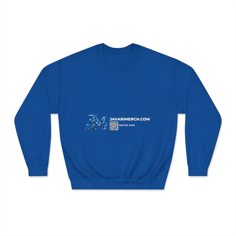 Unisex DryBlend® Crewneck Sweatshirt in Royal