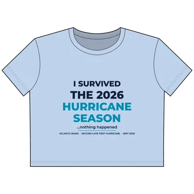 Womens Crop Tee in Baby Blue