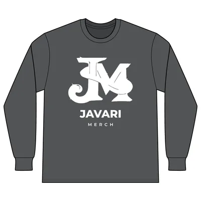 Unisex Fine Jersey Long Sleeve Tee in Asphalt