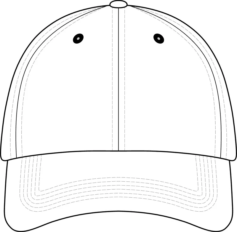 Peached Cotton Twill Dad Hat in White