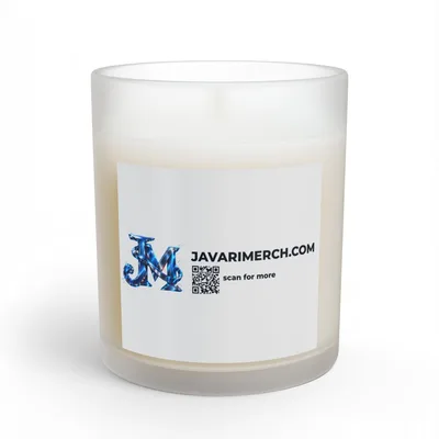 Glass Candle, 11oz in Frosted