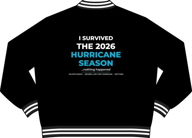 Unisex Varsity Bomber Jacket in Black
