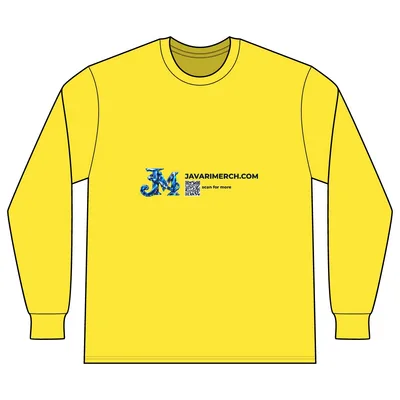 Essential-T Long Sleeve T-Shirt in Athletic Yellow