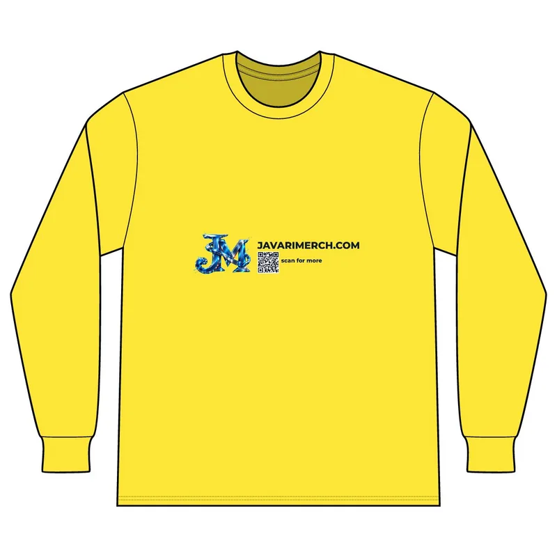 Essential-T Long Sleeve T-Shirt in Athletic Yellow