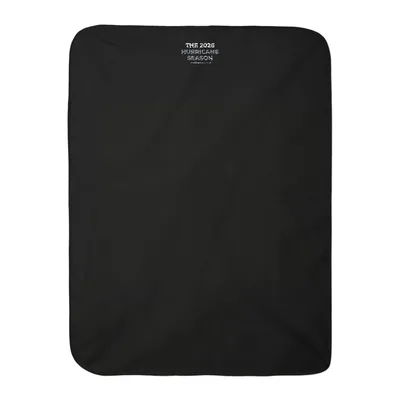 Premium Jersey Infant Blanket (Embroidery) in Black